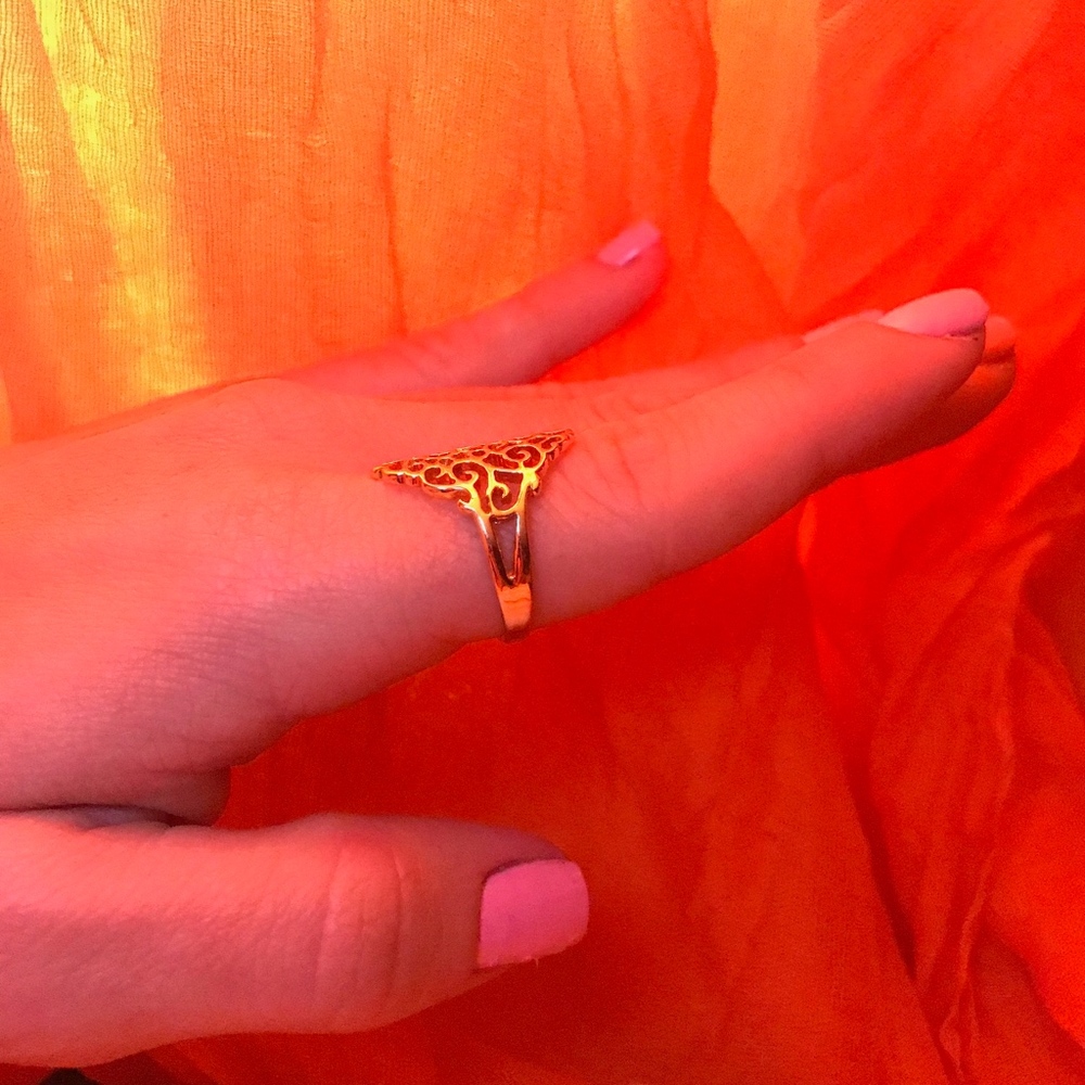 Gold Continuous Infinity Celtic Knot Ring - Picture 2 of 4